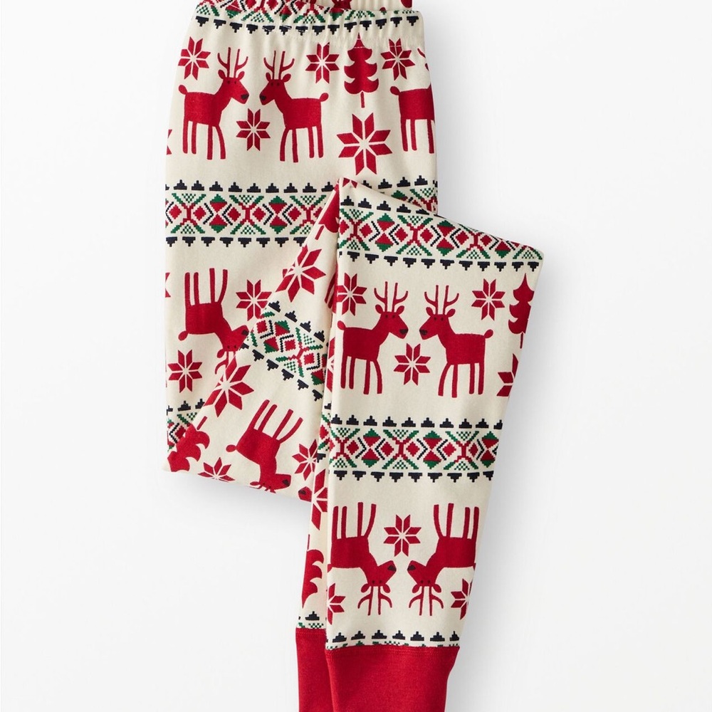 Hanna Andersson Dear Deer organic cotton Pajama Bottoms size XXL